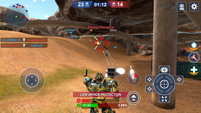 Mech Wars Online Robot Battles screenshot