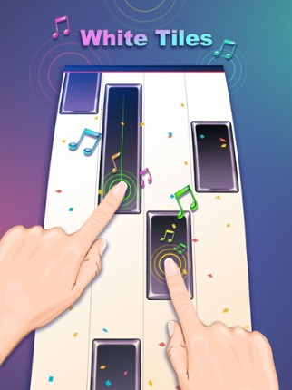 Music Tiles 2 - Black & White Tile screenshot