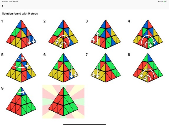 Pyraminx Solver Image