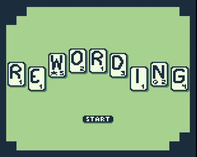 Games like ReWording (GB demo)