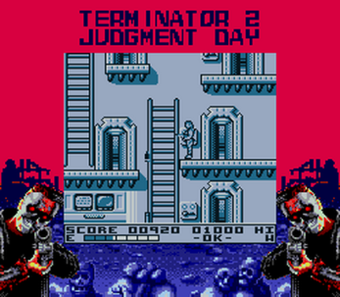 Terminator 2: Judgment Day (ターミネーター2) SGB Enhanced (Super Game Boy) Image