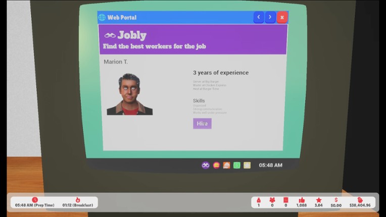 Burger Flipper: A Fast Food Restaurant Simulator screenshot