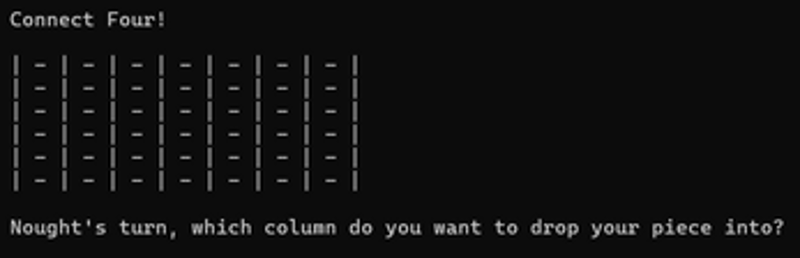 Connect Four (C++ Console) Image