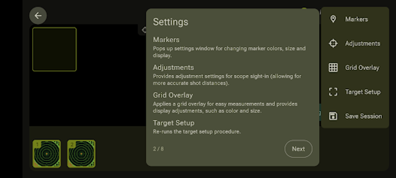 Bullseye Target Manager screenshot
