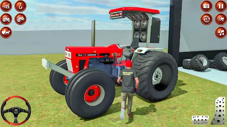 Indian Tractor Tochan Game 3d screenshot