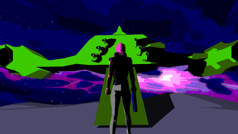 Girl With A Lazer Shotgun Image