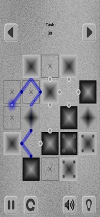 Lazers Puzzle. Colored rays screenshot