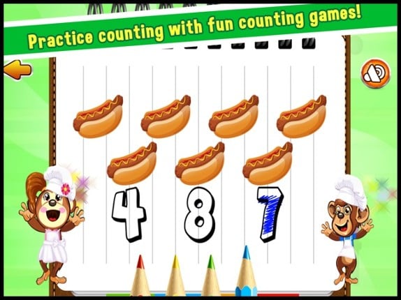 Preschool Educational Zoo Kitchen Games for Toddler | play children mini shape &amp; alphabet learning puzzles for kids Image