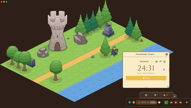 Quichotte’s Never-Ending Watch - A Lofi Companion screenshot