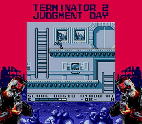 Terminator 2: Judgment Day (ターミネーター2) SGB Enhanced (Super Game Boy) screenshot