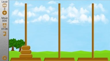 Tower Of Hanoi - Math puzzle Image