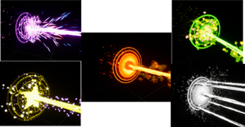 Unreal engine vfx project screenshot