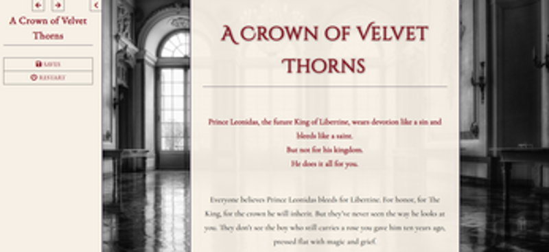 A Crown of Velvet Thorns screenshot