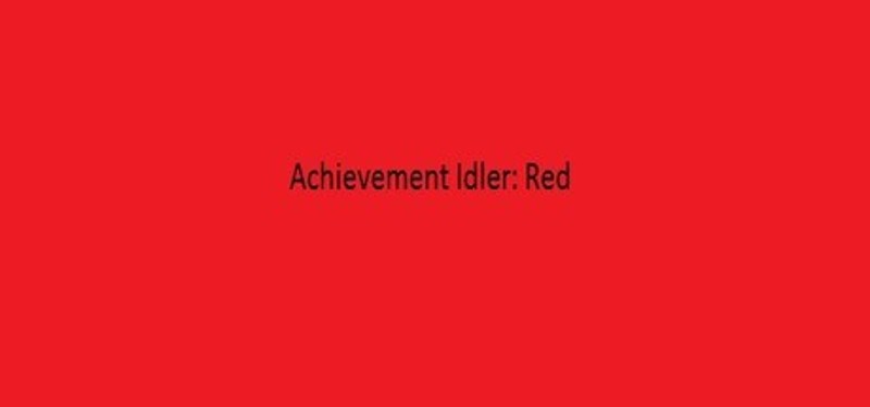 Achievement Idler: Red Game Cover