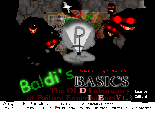 Games like Baldi's Basics The Old Laboratory Scarier Edition 1.4.3 Port