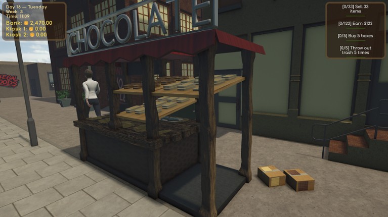 Choco Kiosk Simulator screenshot