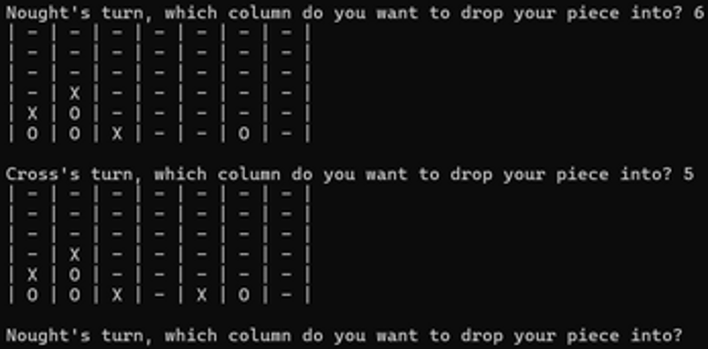 Connect Four (C++ Console) Image