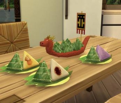 Custom Recipe: Zongzi/原创食物:粽子 screenshot