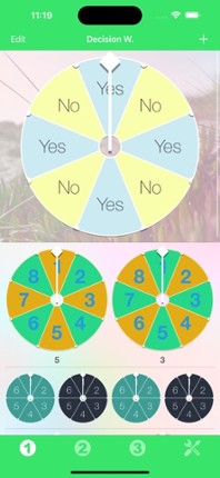 Decision Widget screenshot
