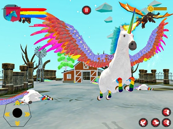 Flying Unicorn Pegasus Horse screenshot