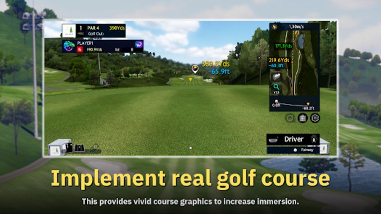Golfzon WAVE M screenshot