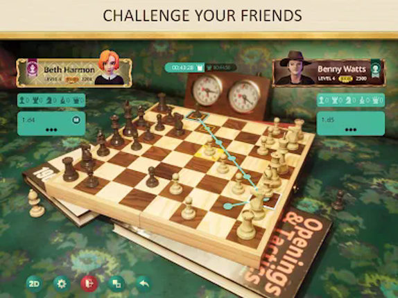 The Queen's Gambit Chess screenshot