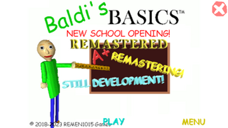 Baldi's Basics New School Opening Remastered! screenshot