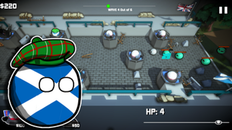 POLANDBALL - BALLS ON DEFENSE screenshot