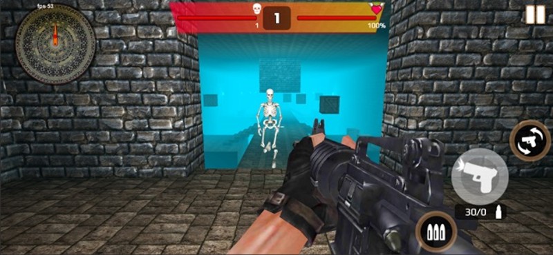 Gun War Skeletons: Shooting screenshot