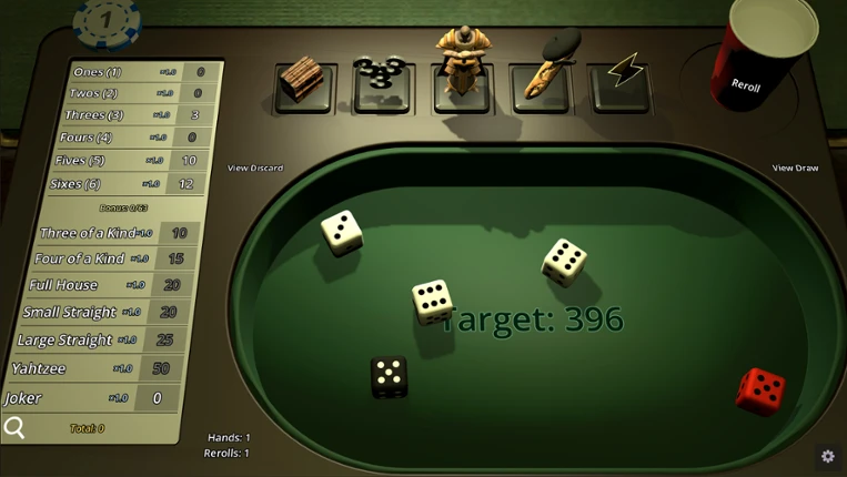 Loaded Dice - A Yahtzee Roguelike Image