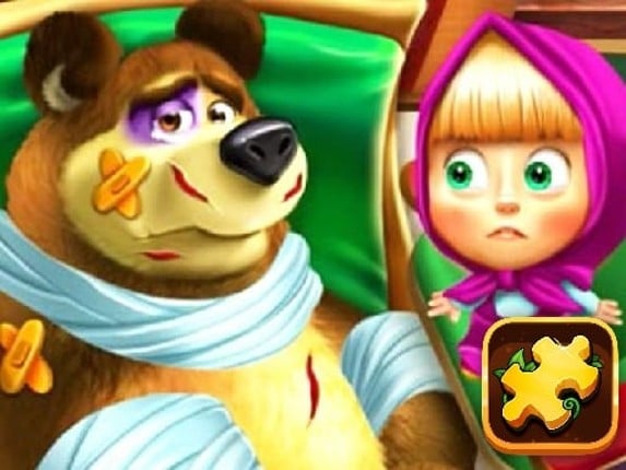 Masha and the Bear Jigsaw Game Cover