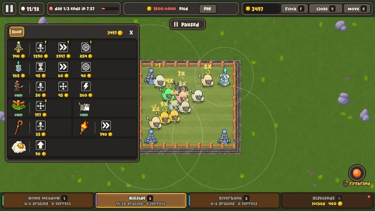 Sheepfold Defence screenshot