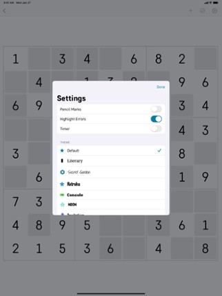 Sudoku Sketch Image