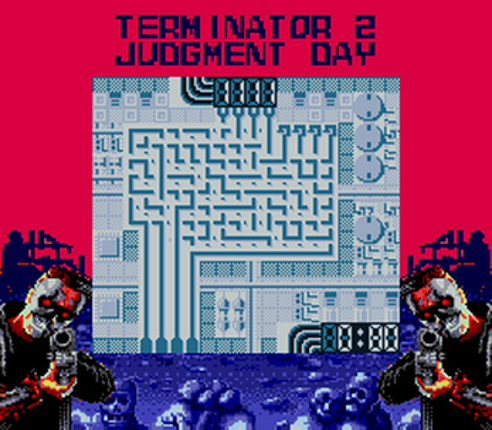 Terminator 2: Judgment Day (ターミネーター2) SGB Enhanced (Super Game Boy) screenshot
