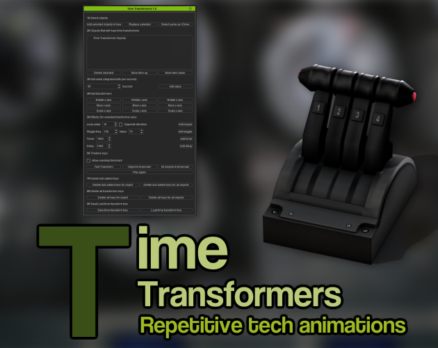 Games like Time Transformers (iClone7 Plugin)