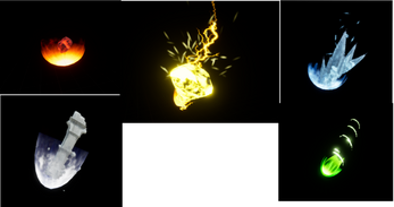 Unreal engine vfx project screenshot