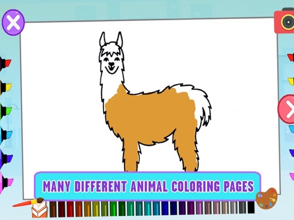 Animal Games Coloring Pages screenshot