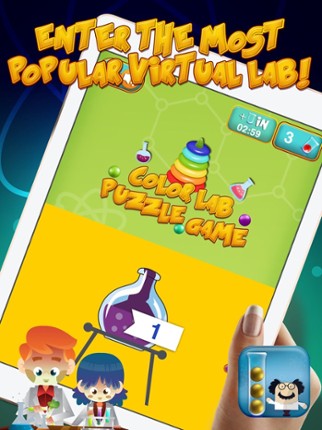 Color Lab Puzzle Game: Bubble Tower of Hanoi screenshot