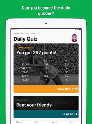 Daily Quiz! screenshot