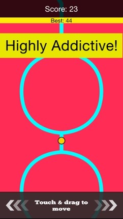 Follow the Thin Line - Move the Dot with Your Finger screenshot