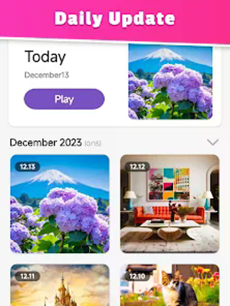Jigsaw Puzzles Game HD screenshot