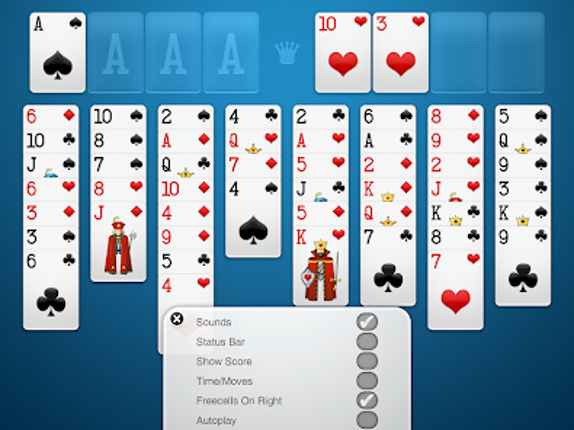 FreeCell Solitaire screenshot