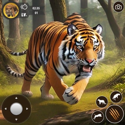 Wild Tiger Sim: Animal Games Game Cover