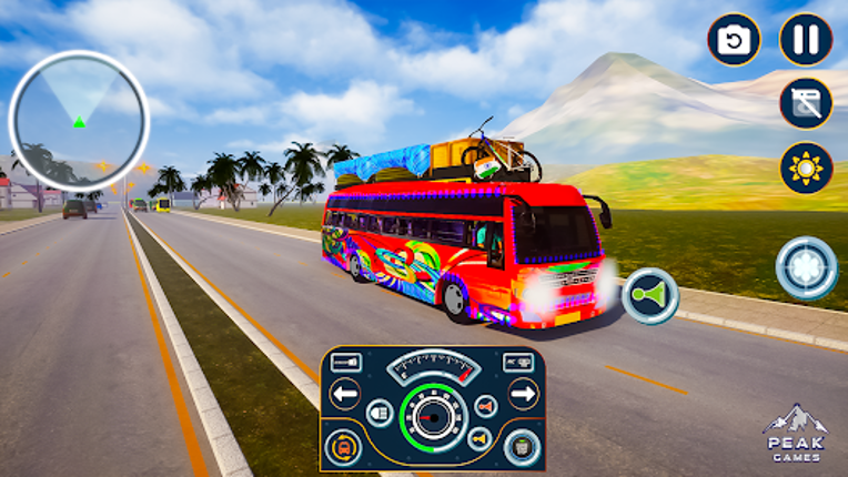 Indian Bus Game Bus Driving 3D screenshot