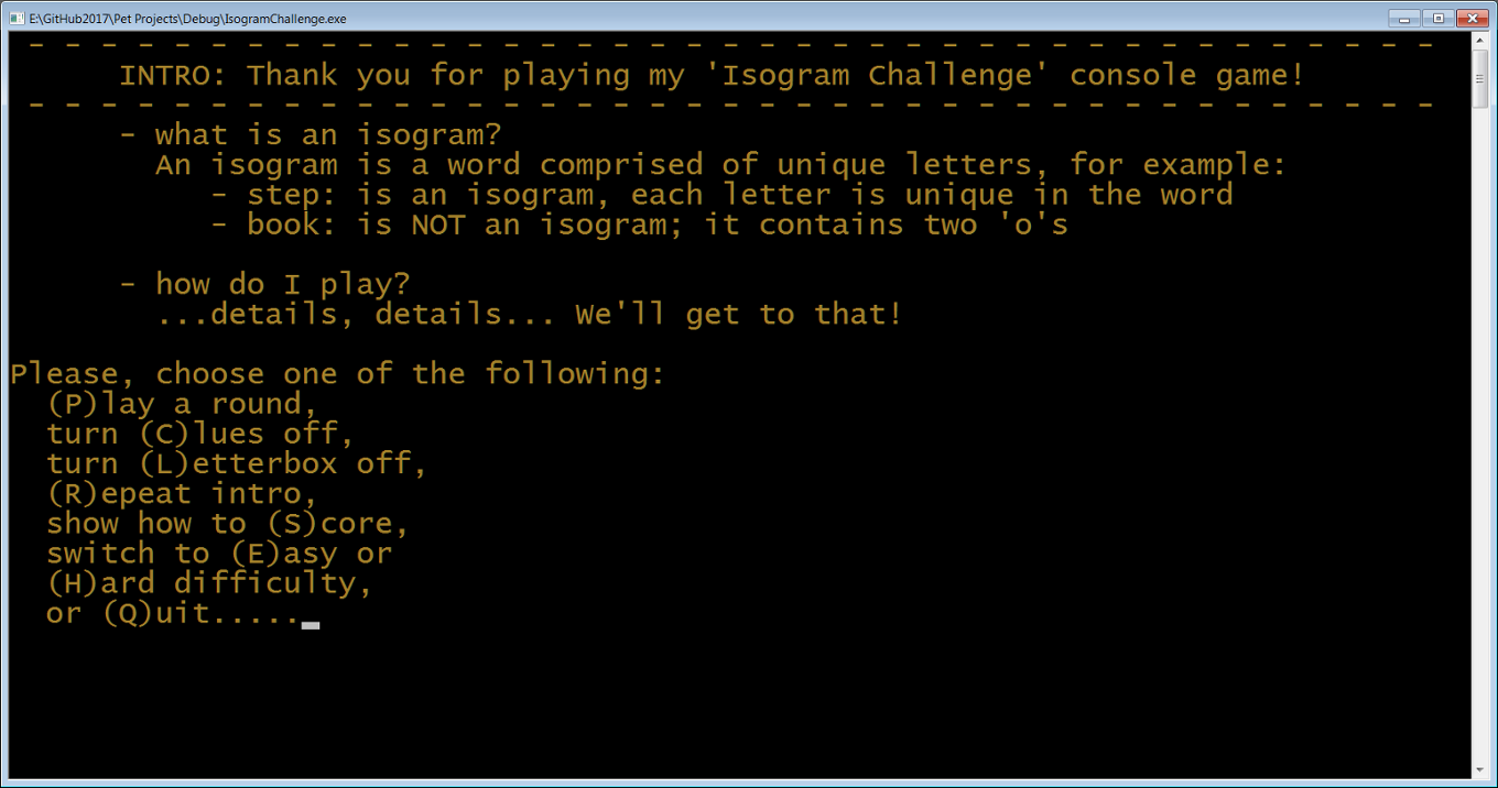 Games like Isogram Challenge