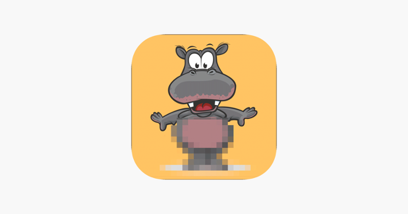 Hippo Art - Drawing by Number Image