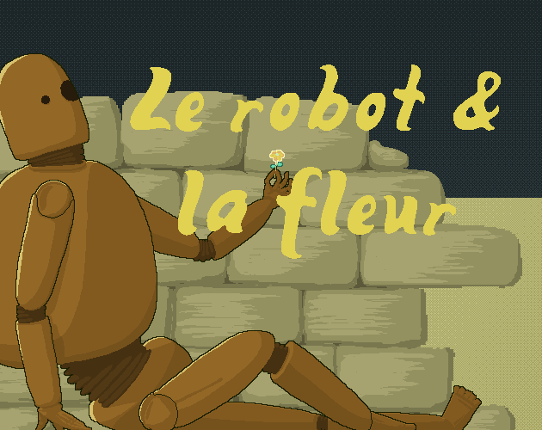 Le robot et la fleur Image