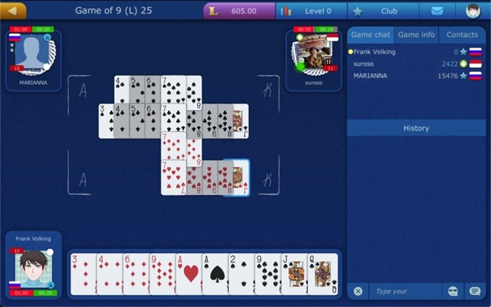 Online Sevens LiveGames screenshot