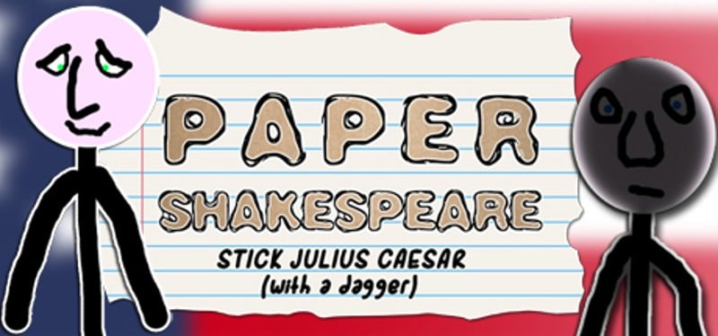 Paper Shakespeare: Stick Julius Caesar (with a dagger) Game Cover