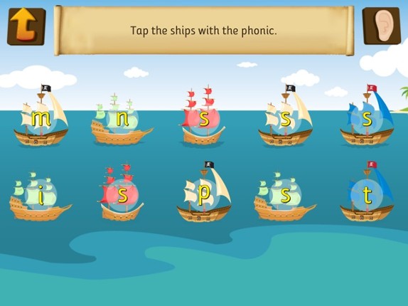 Pirate Phonics 1: Fun Learning screenshot